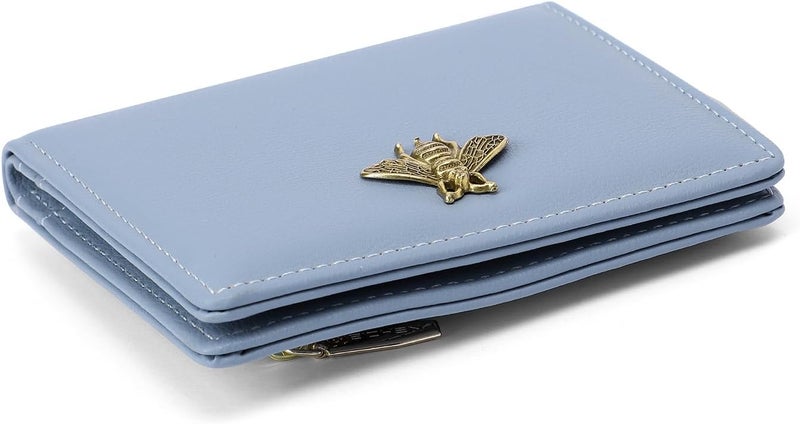 Altally Small Women Wallet RFID Blocking Bifold Pocket Wallet Slim Compact Ladies Purse Mini Wallets For Women (Blue) - Image 4